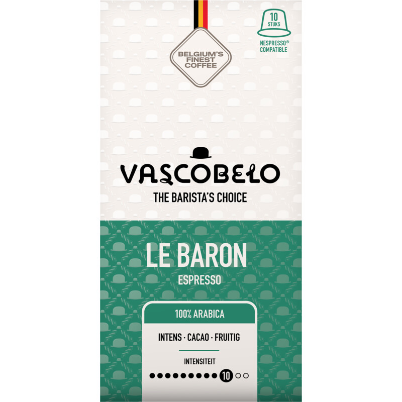 Een afbeelding van Vascobelo Le baron espresso capsules