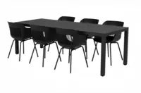 Hartman Combideal diningset Jill 220 zwart