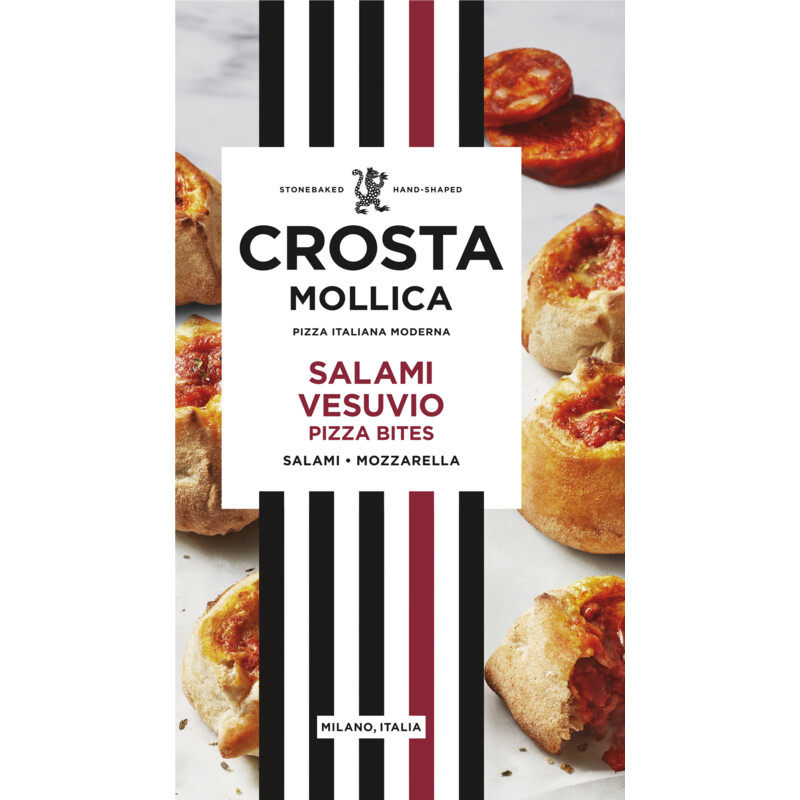 Een afbeelding van Crosta Mollica Pizza bites salami vesuvio