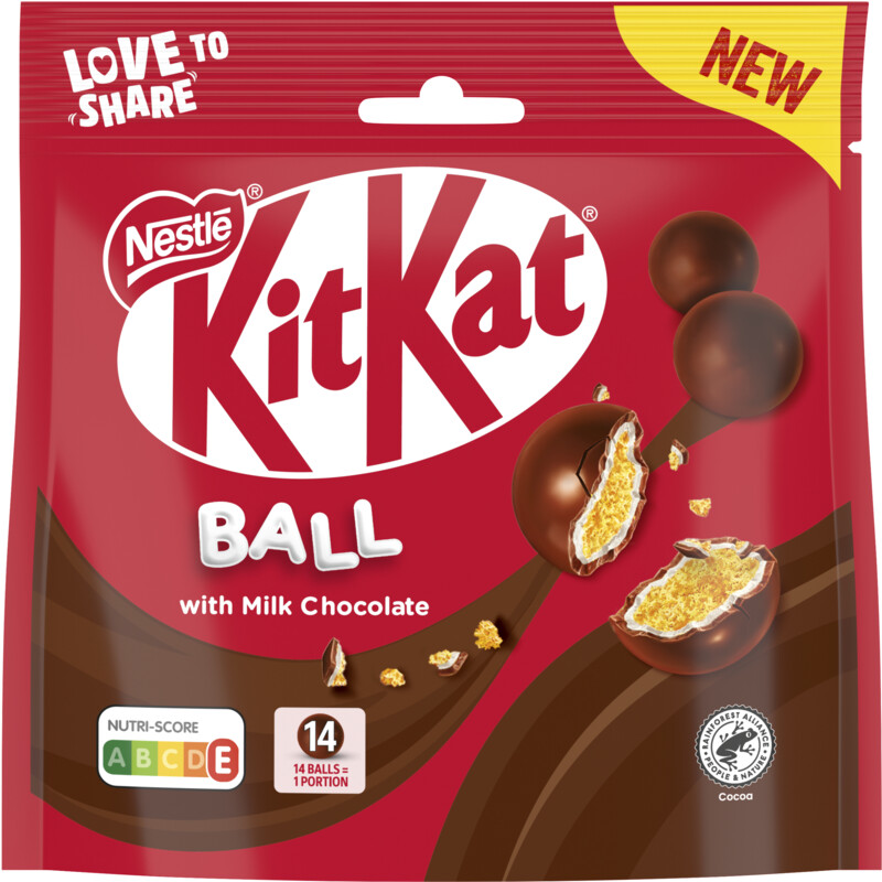 Een afbeelding van Kitkat Balls melkchocolade