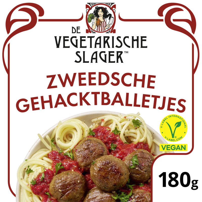 Een afbeelding van Vegetarische Slager Vegan Zweedsche gehacktballetjes