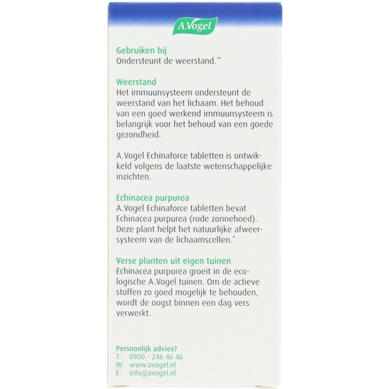 Een afbeelding van A.Vogel Echinaforce weerstand* tabletten