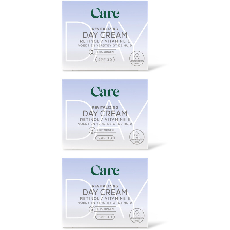 Care Revitalizing day cream spf30 3-pack