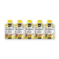 De Kleine Keuken Knijpmix Banaan & pompoen 6m+ 5-pack
