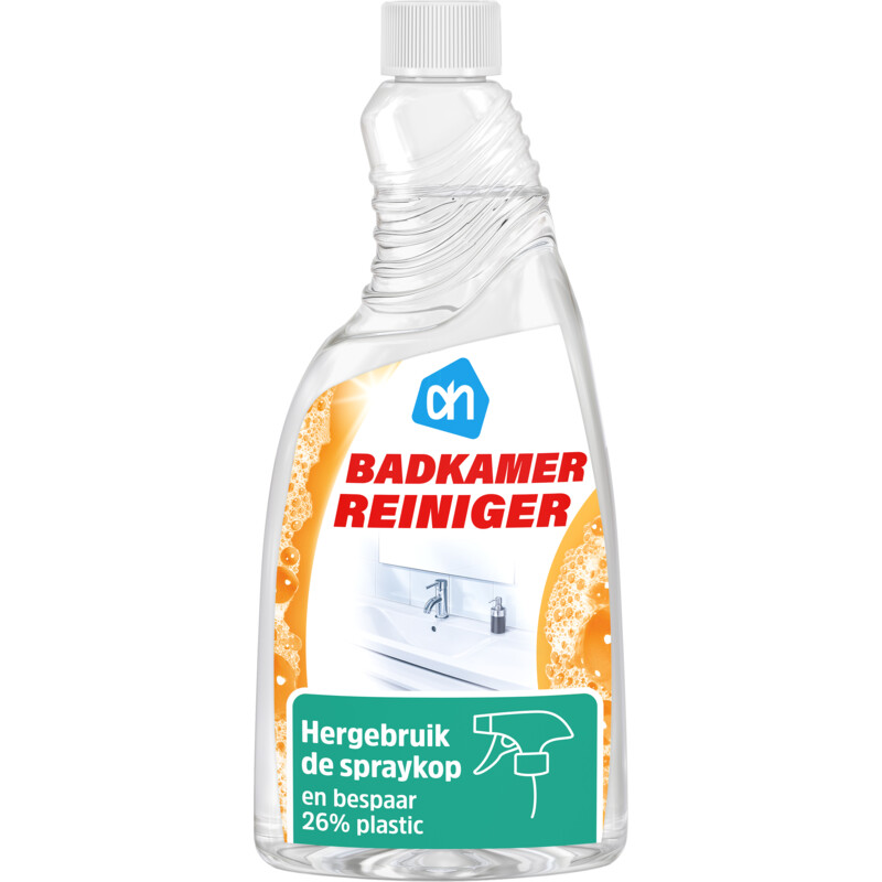 Een afbeelding van AH Badkamerreiniger spray navulling