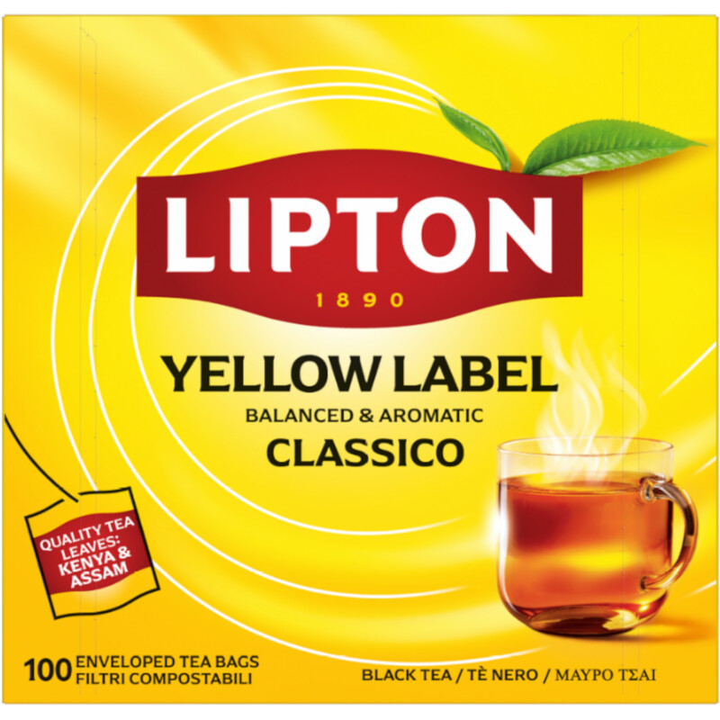 Een afbeelding van Lipton Yellow label