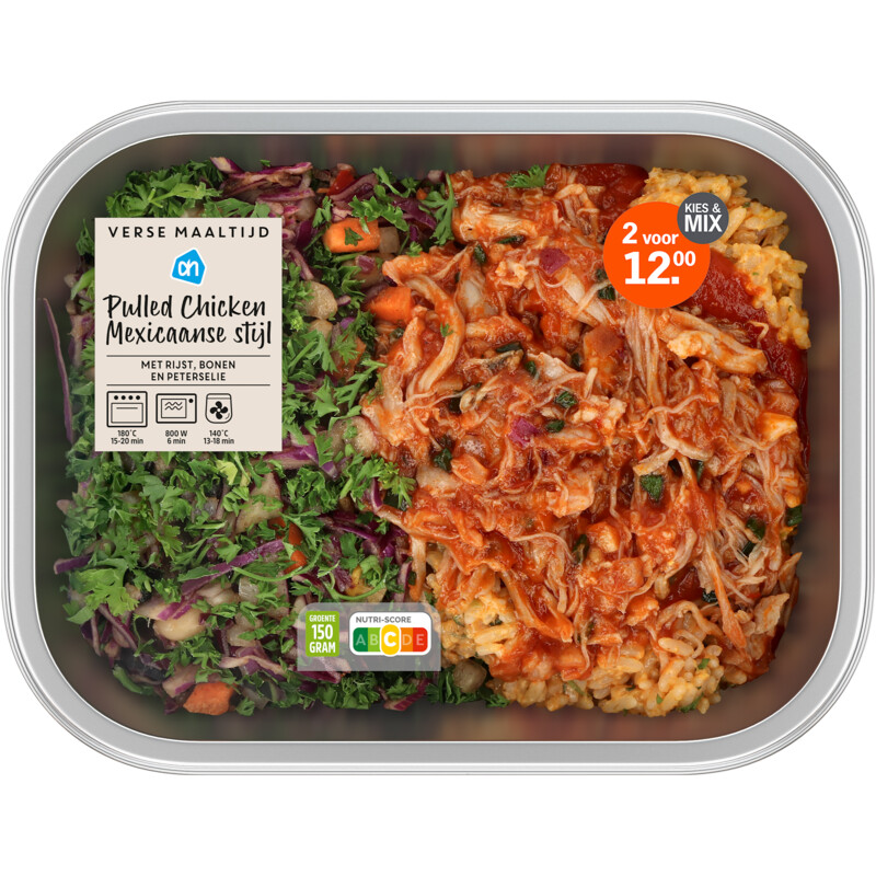 Een afbeelding van AH Verse pulled chicken Mexicaanse stijl