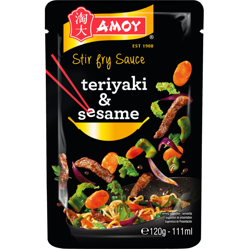 Een afbeelding van Amoy Stir fry sauce teriyaki-sesame