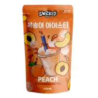 Swicked Peach iced tea