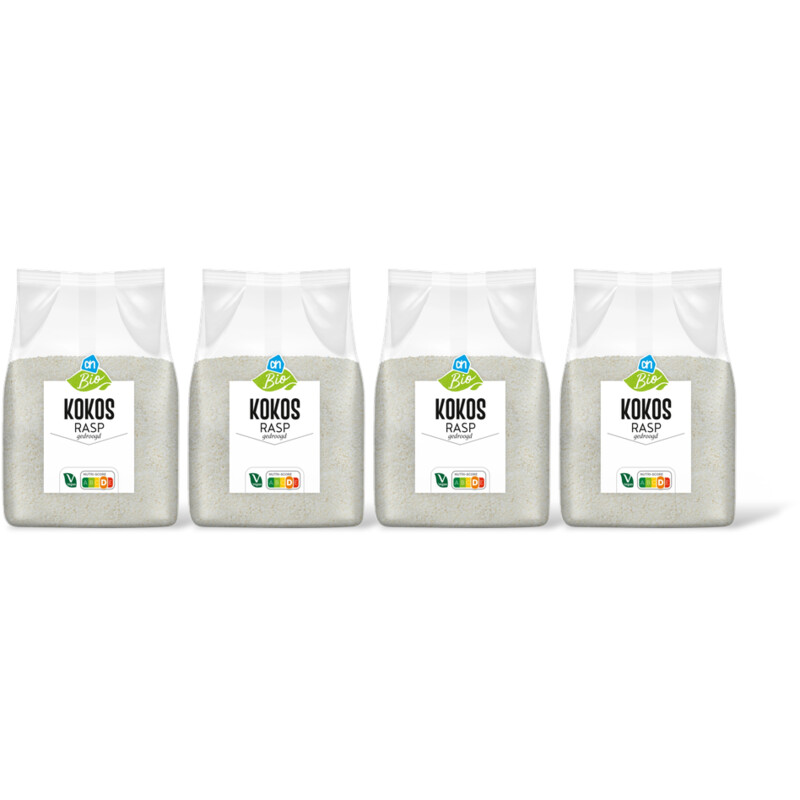 AH Biologisch Kokos rasp 4-pack