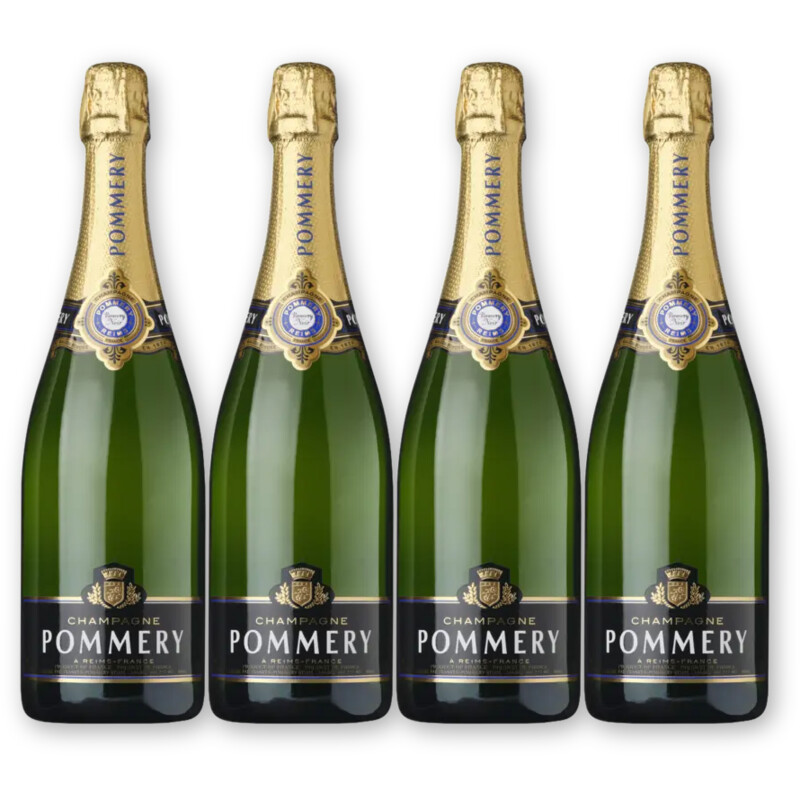 Pommery Pommery Champagne Noir 4 flessen