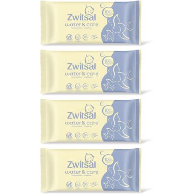 pdp-image-Zwitsal Water & care babydoekjes 4-pack