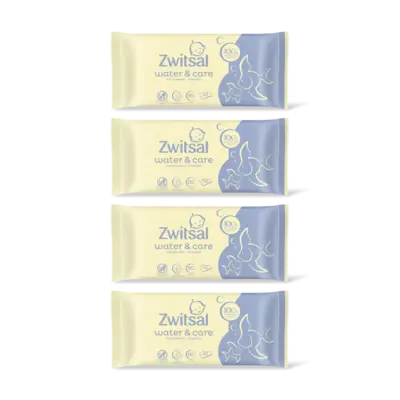 pdp-image-Zwitsal Water & care babydoekjes 4-pack