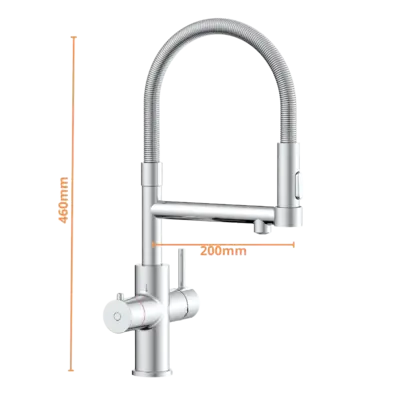 pdp-image-HOWAT 3-1 kokend water kraan - flexibel - RVS