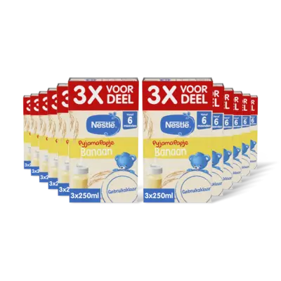 pdp-image-Nestlé Pyjamapapje banaan 6m+ 3x voordeel 12pck