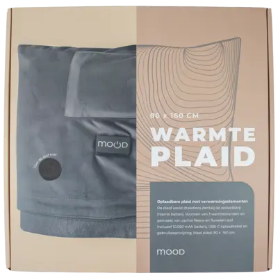 pdp-image-Mood by Dresz Warmtedeken velvet fleece antraciet
