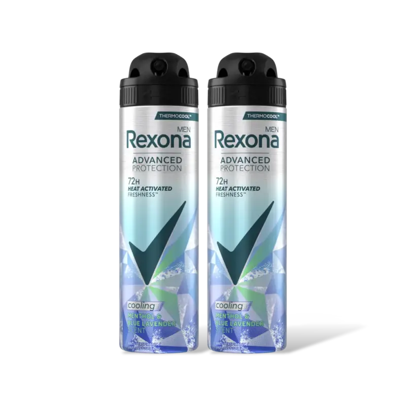 Rexona Men cooling menthol & lavender 2-pack