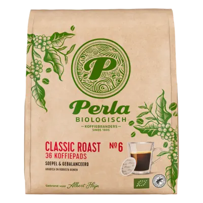 pdp-image-Perla Biologisch Classic roast koffiepads