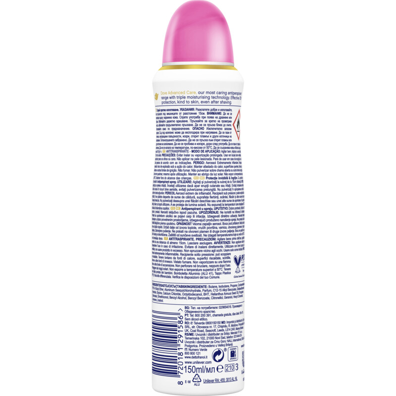 Een afbeelding van Dove Invisible care deodorant spray