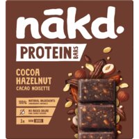 Een afbeelding van Nakd. Protein bars cocoa hazelnut