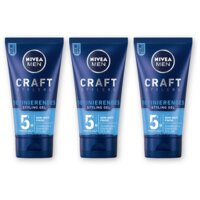 NIVEA Men craft styling matte gel 3-pack
