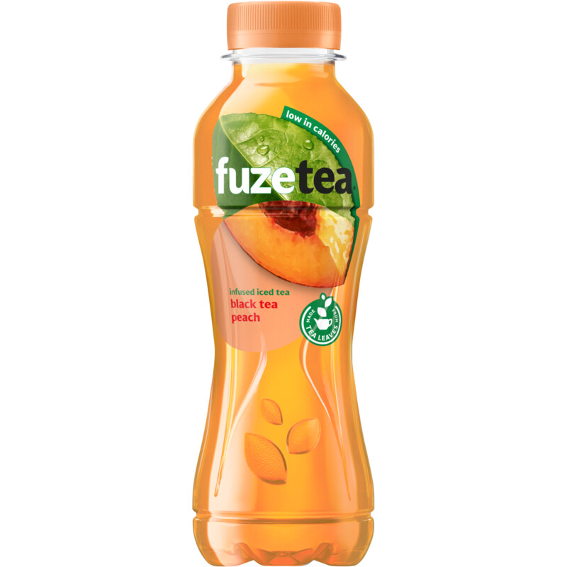 Een afbeelding van Fuze Tea Black Ice Tea Peach