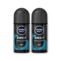 NIVEA Men deep beat anti transpirant rol 2-pck