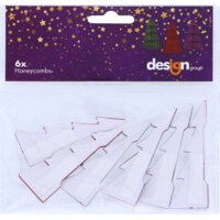 Een afbeelding van Hoomark Honeycombs kerstbomen