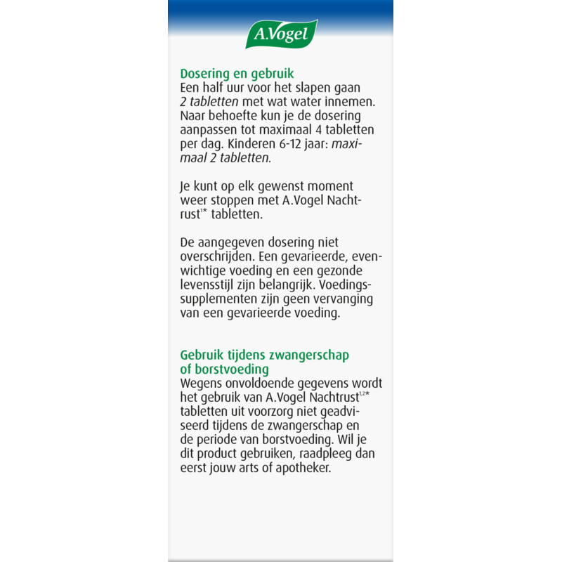 Een afbeelding van A.Vogel Dormeasan citroenmelisse nachtrust1*