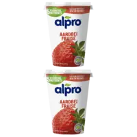 Alpro Plantaardig variatie aardbei 2-pack