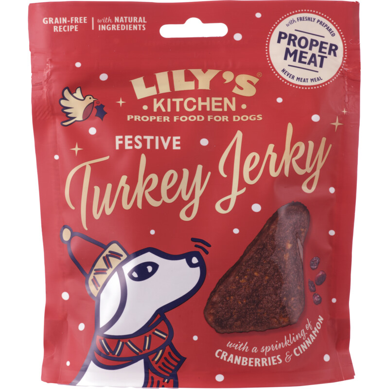 Een afbeelding van Lily's Kitchen Feestelijke kalkoen jerky