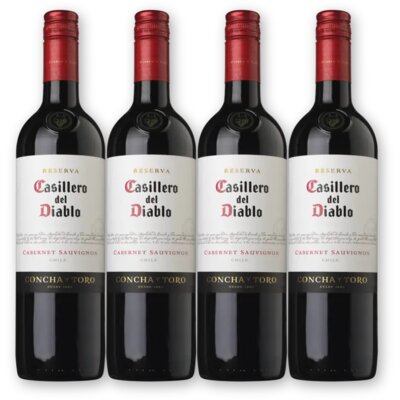 pdp-image-Casillero del Diablo Casillero Cab. Sauv. Res 4 flessen