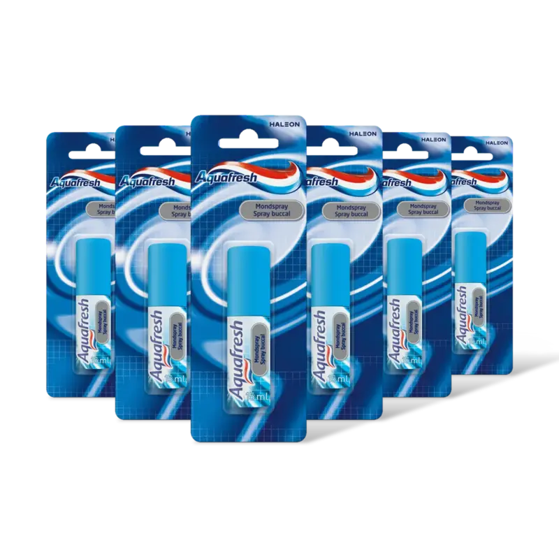Aquafresh Freshmint mondspray 6-pack