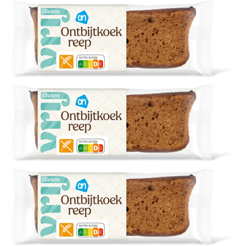 AH Glutenvrij Ontbijtkoekreep 3-pack