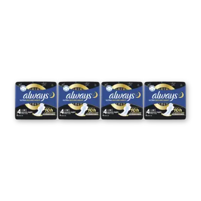 pdp-image-Always Maandverband Secure Night 4-pack