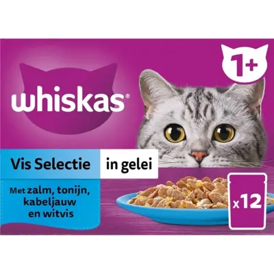 pdp-image-Whiskas 1+ Vis selectie in gelei
