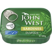 Een afbeelding van John West Sardines olijfolie
