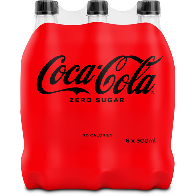 Een afbeelding van Coca-Cola Zero sugar 6-pack bel