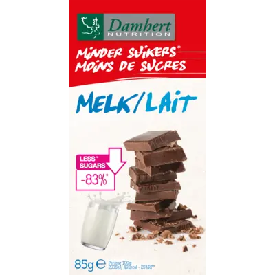 pdp-image-Damhert Melk chocolade suikerbewust