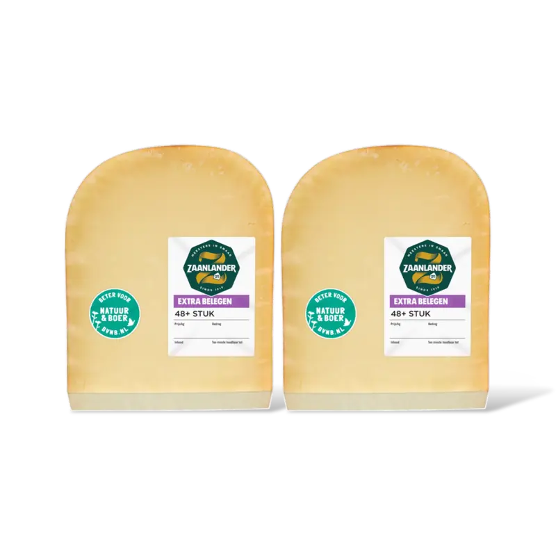 AH Zaanlander extra belegen 48+ stuk 2-pack