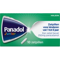 Een afbeelding van Panadol Junior 250mg zetpillen