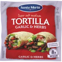 Santa Maria Tortilla wraps garlic&herbs 8x medium