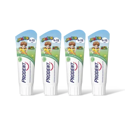 pdp-image-Prodent Tandpasta Mario junior 6-13 jaar 4-pack