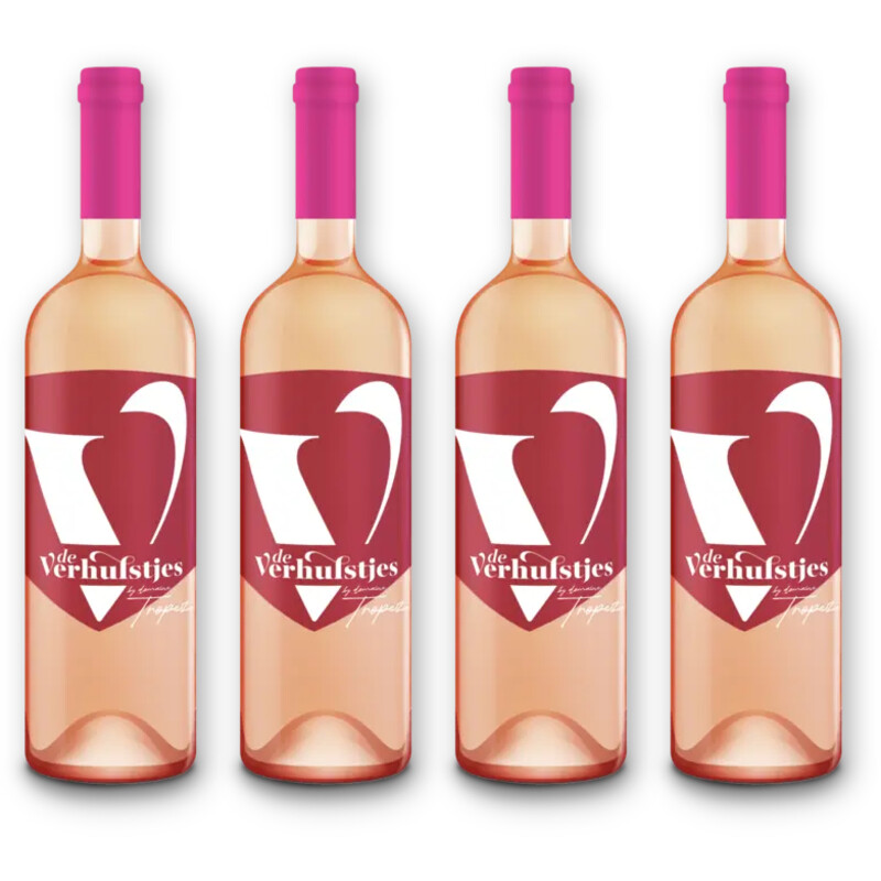 De Verhulstjes De Verhulstjes Rose 4 flessen