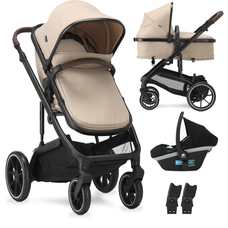 Een afbeelding van Deryan Noa 3-1 Kinderwagen Nougat