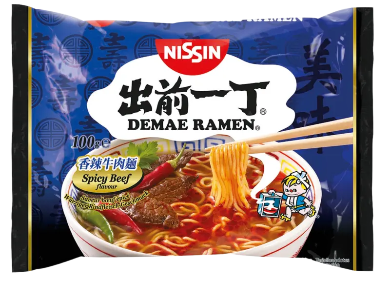Demae ramen beef