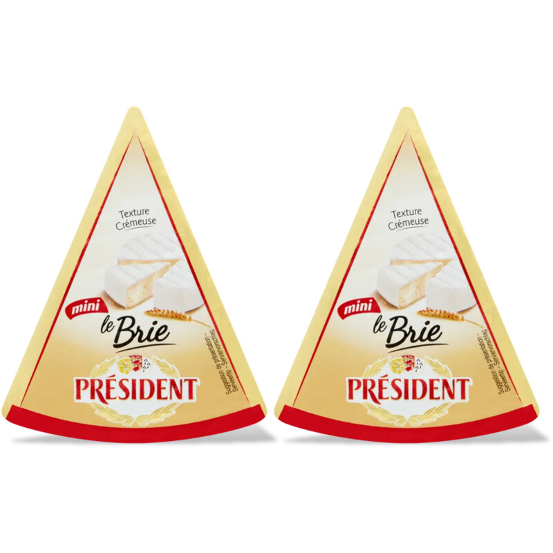 Président Mini brie 2-pack