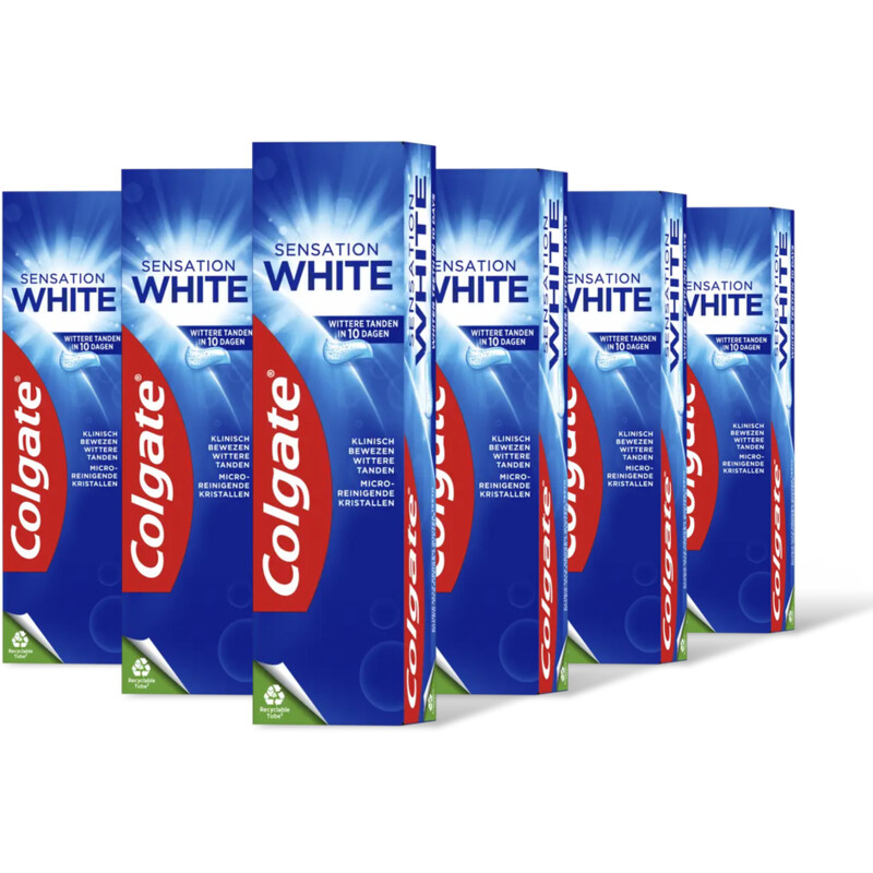 Colgate Tandpasta Sensation White 6-pack