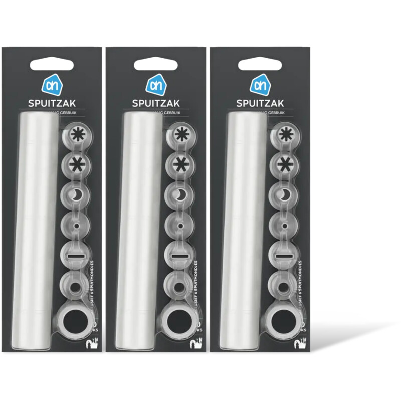 AH Spuitzakken met mondjes 3-pack