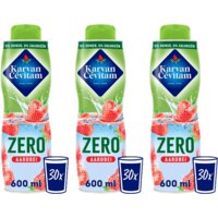 Karvan Cévitam Zero aardbei siroop 3-pack